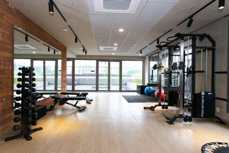 Studio à venda com 42m², 1 quarto e 1 vaga Studio à venda com 42m², 1 quarto e 1 vagaÁrea comum - Academia