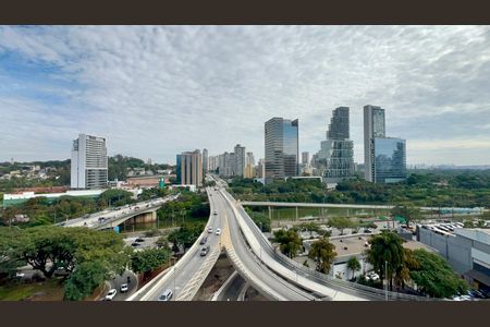 Vista da Varanda de kitnet/studio para alugar com 1 quarto, 25m² em Pinheiros, São Paulo