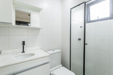 Banheiro de apartamento à venda com 1 quarto, 26m² em Vila Olímpia, São Paulo
