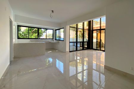 Sala de apartamento à venda com 4 quartos, 267m² em Sion, Belo Horizonte