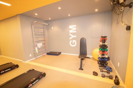 Apartamento para alugar com 44m², 2 quartos e 1 vaga Apartamento para alugar com 44m², 2 quartos e 1 vagaÁrea comum - Academia