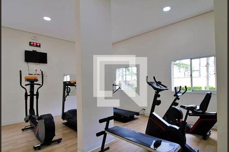 Studio para alugar com 80m², 3 quartos e 2 vagasÁrea comum - Academia