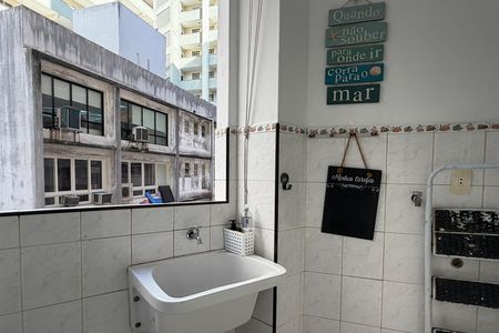 Área de Serviço de apartamento para alugar com 1 quarto, 77m² em Gonzaga, Santos
