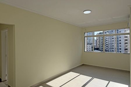 Sala de apartamento para alugar com 1 quarto, 77m² em Gonzaga, Santos
