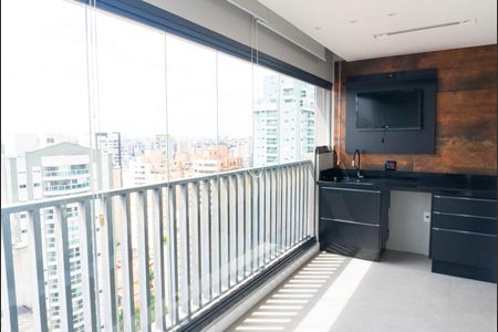 Sacada da Sala de apartamento à venda com 1 quarto, 67m² em Vila Mariana, São Paulo
