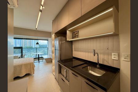 Studio para alugar com 26m², 1 quarto e sem vagaCozinha 