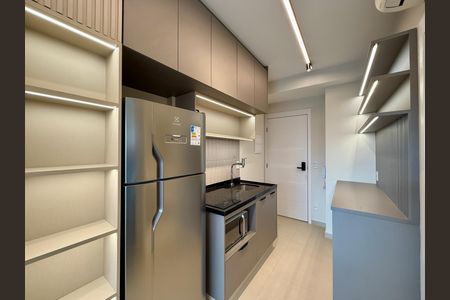 Studio para alugar com 26m², 1 quarto e sem vagaCozinha 