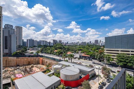 Vista da Varanda de apartamento para alugar com 1 quarto, 27m² em Pinheiros, São Paulo
