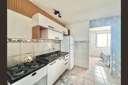 Cozinha de apartamento à venda com 1 quarto, 42m² em Centro, São Leopoldo