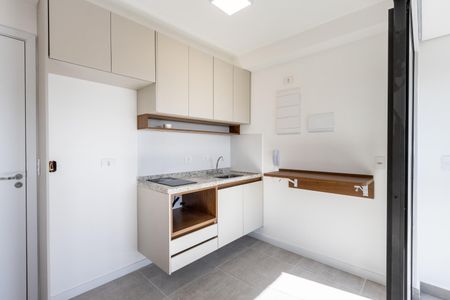 Cozinha de kitnet/studio para alugar com 1 quarto, 28m² em Perdizes, São Paulo
