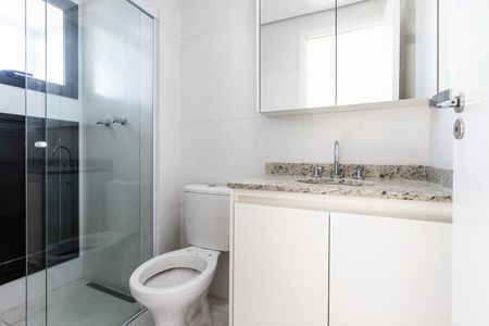 Studio para alugar com 28m², 1 quarto e sem vaga Studio para alugar com 28m², 1 quarto e sem vagaBanheiro