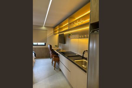 Cozinha de apartamento à venda com 1 quarto, 24m² em Vila Olímpia, São Paulo