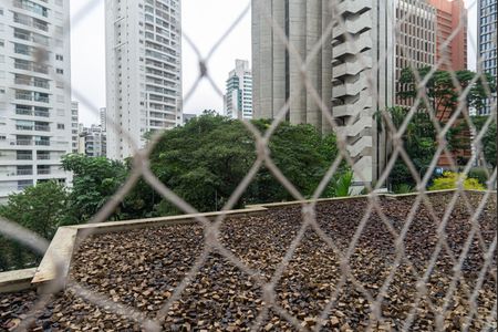 Vista da Varanda da Sala de apartamento para alugar com 1 quarto, 58m² em Cerqueira César, São Paulo