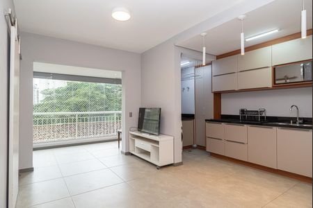 Sala de apartamento para alugar com 1 quarto, 58m² em Cerqueira César, São Paulo