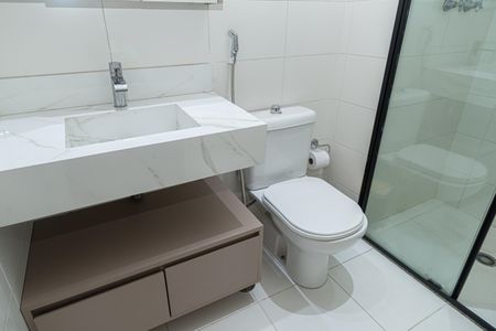 Apartamento para alugar com 58m², 1 quarto e 1 vaga Apartamento para alugar com 58m², 1 quarto e 1 vagaBanheiro da Suíte