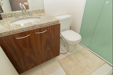 Apartamento para alugar com 60m², 1 quarto e 1 vaga Apartamento para alugar com 60m², 1 quarto e 1 vagaBanheiro da Suíte
