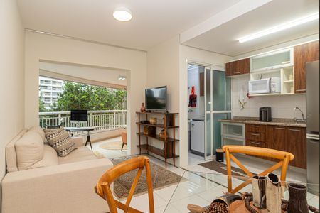 Apartamento para alugar com 60m², 1 quarto e 1 vaga Apartamento para alugar com 60m², 1 quarto e 1 vagaSala
