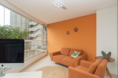 Apartamento para alugar com 60m², 1 quarto e 1 vaga Apartamento para alugar com 60m², 1 quarto e 1 vagaVaranda da sala