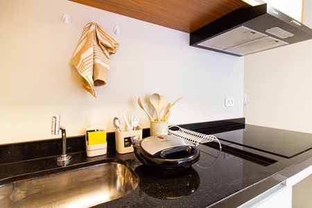 Studio para alugar com 29m², 1 quarto e sem vaga Studio para alugar com 29m², 1 quarto e sem vagaCozinha