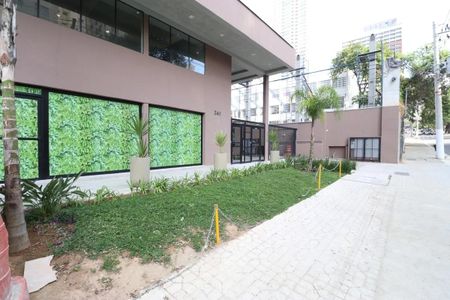 Studio para alugar com 29m², 1 quarto e sem vaga Studio para alugar com 29m², 1 quarto e sem vagaFachada
