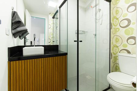 Studio para alugar com 29m², 1 quarto e sem vaga Studio para alugar com 29m², 1 quarto e sem vagaBanheiro