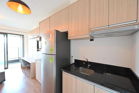 Studio para alugar com 25m², 1 quarto e sem vaga Studio para alugar com 25m², 1 quarto e sem vagaCozinha