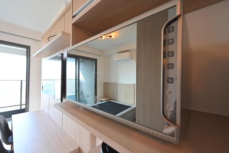 Cozinha de kitnet/studio para alugar com 1 quarto, 25m² em Vila Clementino, São Paulo