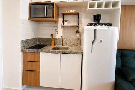 Studio para alugar com 25m², 1 quarto e sem vagaCozinha