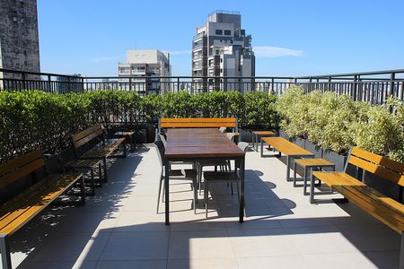 Studio para alugar com 25m², 1 quarto e sem vagaRooftop