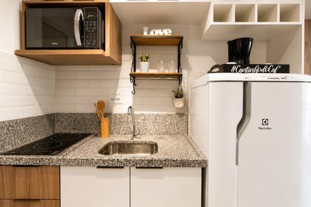 Studio para alugar com 25m², 1 quarto e sem vagaCozinha