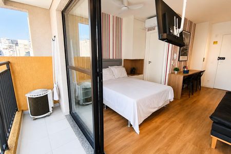 Studio para alugar com 25m², 1 quarto e sem vagaVaranda