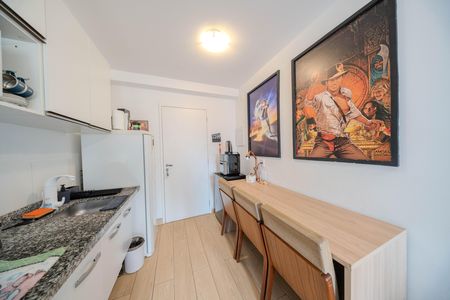 Cozinha de kitnet/studio à venda com 1 quarto, 24m² em Consolação, São Paulo