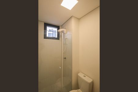 Banheiro de apartamento à venda com 1 quarto, 21m² em Vila Campestre, São Bernardo do Campo