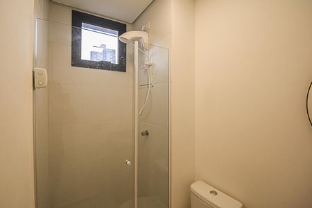 Banheiro de apartamento à venda com 1 quarto, 21m² em Vila Campestre, São Bernardo do Campo