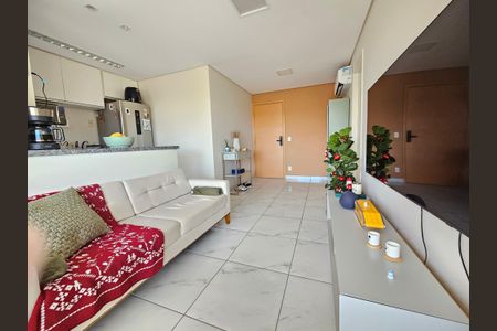 Sala de apartamento à venda com 1 quarto, 48m² em Campo Belo, São Paulo