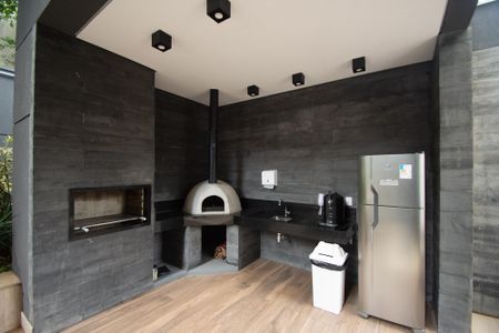 Apartamento à venda com 34m², 1 quarto e sem vaga Apartamento à venda com 34m², 1 quarto e sem vagaÁrea comum - Churrasqueira