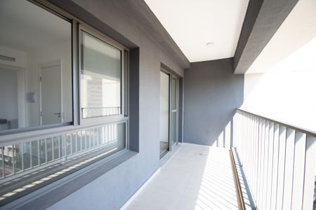 varanda Sala de apartamento à venda com 1 quarto, 34m² em Cerqueira César, São Paulo