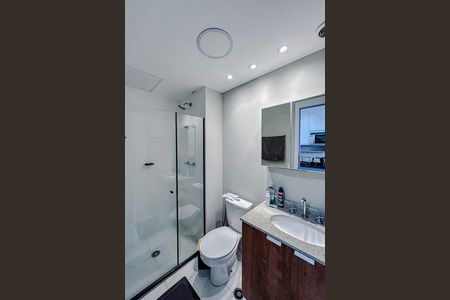 Banheiro de apartamento à venda com 1 quarto, 27m² em Vila Matilde, São Paulo