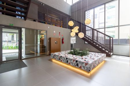 Studio para alugar com 26m², 1 quarto e sem vaga Studio para alugar com 26m², 1 quarto e sem vagaÁrea comum - Hall Social