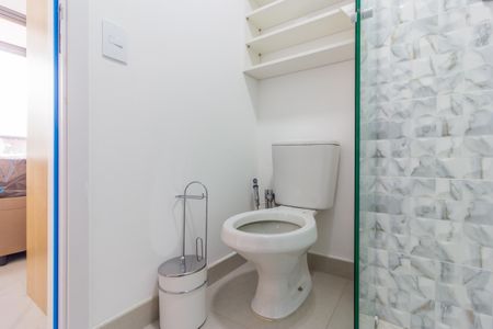 Studio para alugar com 26m², 1 quarto e sem vaga Studio para alugar com 26m², 1 quarto e sem vagaBanheiro