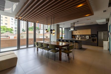 Studio para alugar com 26m², 1 quarto e sem vaga Studio para alugar com 26m², 1 quarto e sem vagaÁrea comum - Salão de festas