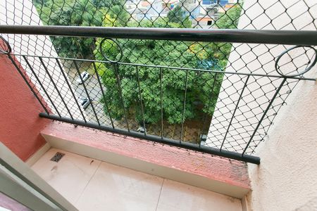 Varanda da Sala  de apartamento para alugar com 2 quartos, 50m² em Vila Carmosina, São Paulo