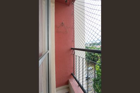 Varanda da Sala  de apartamento para alugar com 2 quartos, 50m² em Vila Carmosina, São Paulo