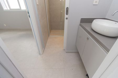 Banheiro da Suíte de apartamento para alugar com 1 quarto, 40m² em Vila Mariana, São Paulo
