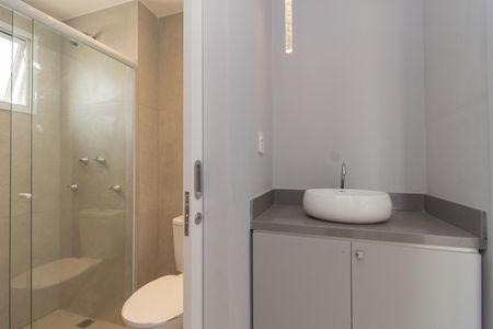 Banheiro da Suíte de apartamento para alugar com 1 quarto, 40m² em Vila Mariana, São Paulo