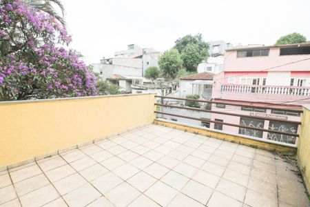 Varanda da Sala de casa para alugar com 2 quartos, 350m² em Vila Tibiriçá, Santo André