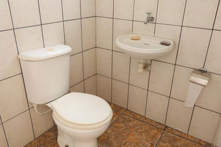 Casa para alugar com 125m², 2 quartos e 1 vagaBanheiro de serviço