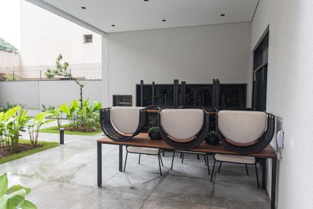 Studio à venda com 28m², 1 quarto e sem vagaChurrasqueira