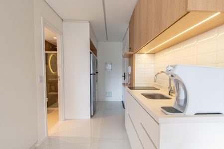 Studio à venda com 28m², 1 quarto e sem vagaCozinha