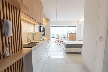 Studio à venda com 28m², 1 quarto e sem vagaCozinha